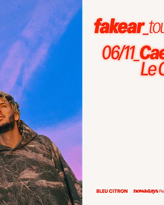 Affiche officielle de Fakear - Caen - Le Cargö (Le Cargö, Caen, France, 6 novembre 2026)