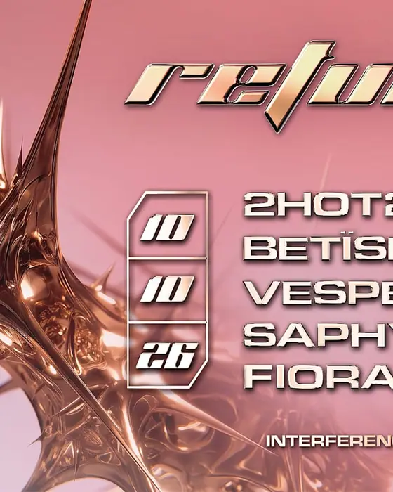 Affiche officielle de Fall Industry : Return W/ 2hot2play + Betïses & More (Interference, Balma, France, 10 octobre 2026)