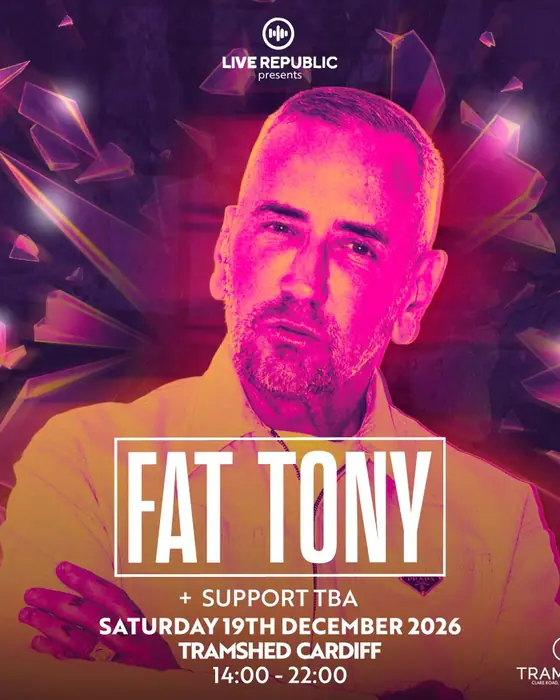 Affiche officielle de FAT TONY (Tramshed, Cardiff, Royaume-Uni, 19 décembre 2026)