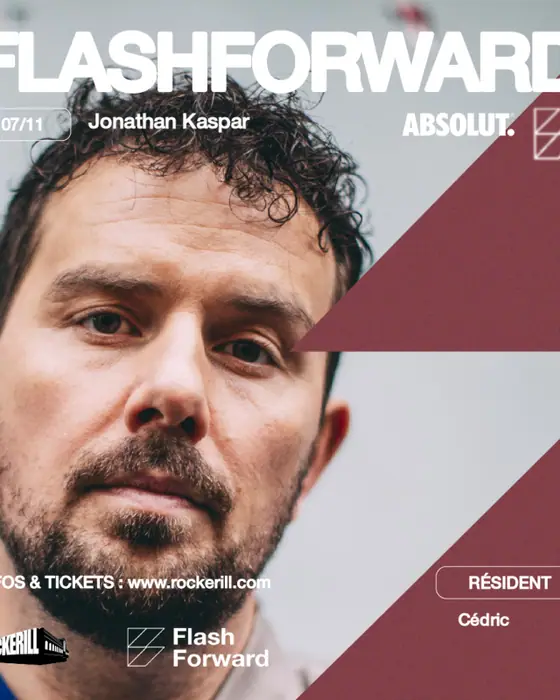 Affiche officielle de Flashforward: Jonathan Kaspar (Rockerill, Charleroi, Belgique, 7 novembre 2026)