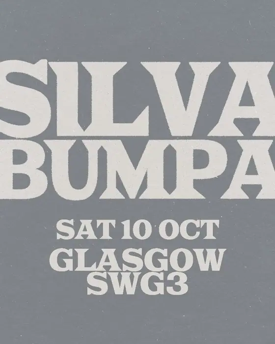 Affiche officielle de FLY: Silva Bumpa Glasgow (SWG3 Galvanizers, Glasgow, Royaume-Uni, 10 octobre 2026)