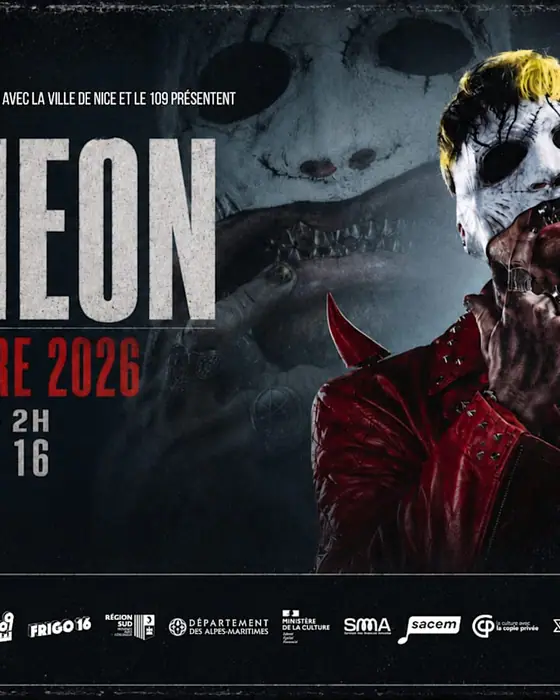 Affiche officielle de Flymeon - The Techno Rockstar (Frigo 16, Nice, France, 23 octobre 2026)