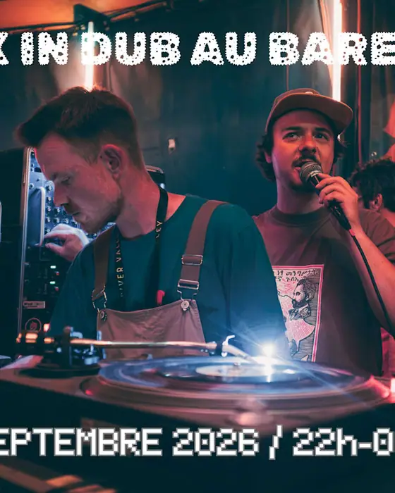 Affiche officielle de Fox In Dub Au Barex'po (Barex’po restaurant, Rennes, France, 25 septembre 2026)