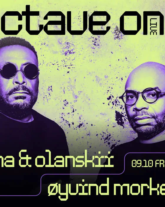 Affiche officielle de Frædag: Octave One (Jaeger, Oslo, Norvège, 9 octobre 2026)