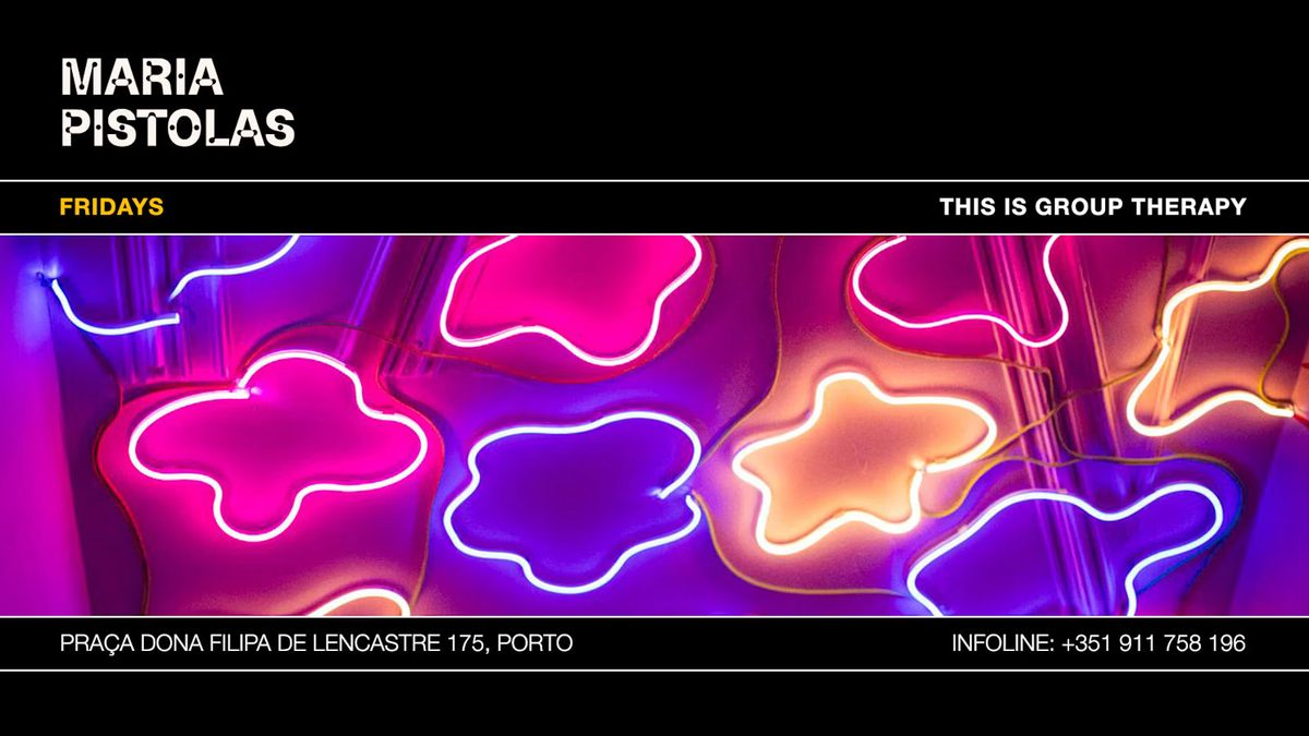 Affiche officielle de Fri. 25/09 - Maria Pistolas (Maria Pistolas, Porto, Portugal, 25 septembre 2026)