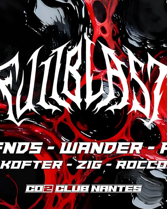 Affiche officielle de Fullblast - Co2 Club : Antypode, Aleks, Fnds, Wander & More (CO2 Club Origin, Nantes, France, 2 octobre 2026)