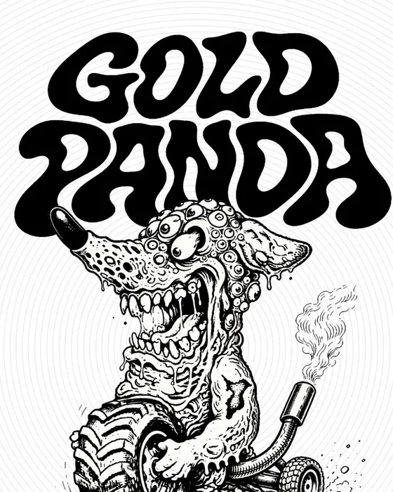 Affiche officielle de Gold Panda (The White Hotel, Manchester, Royaume-Uni, 14 novembre 2026)