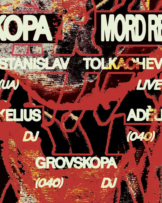 Affiche officielle de Grovskopa MORD Resurrection (Inkonst, Malmö, Suède, 10 octobre 2026)