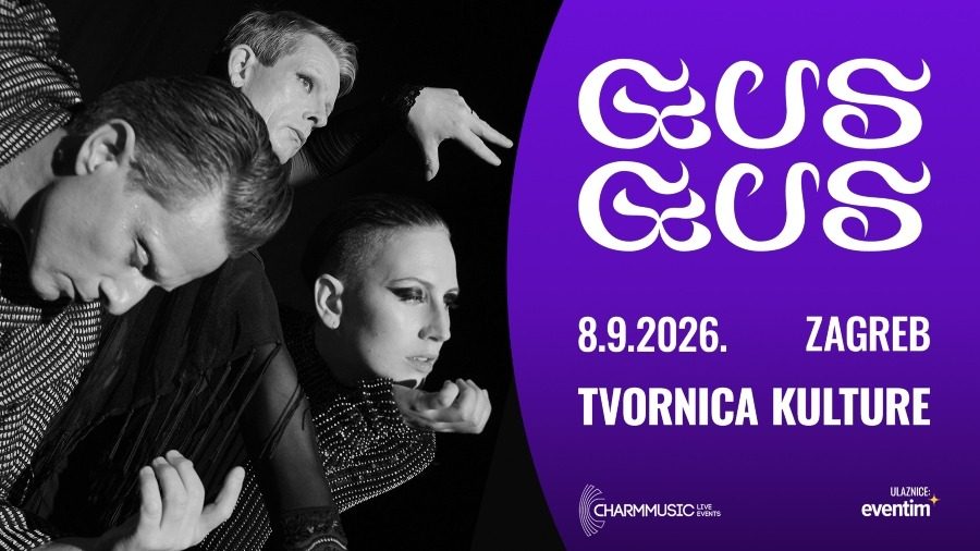 Photo de GusGus (Tvornica Kulture, Zagreb, Croatie, 8 septembre 2026)