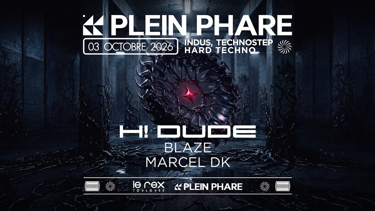 Official poster for H! Dude, Blaze & Marcel Dk (Le Rex de Toulouse, Toulouse, France, 3 October 2026)