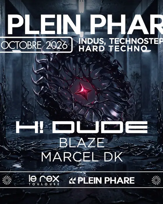 Official poster for H! Dude, Blaze & Marcel Dk (Le Rex de Toulouse, Toulouse, France, 3 October 2026)