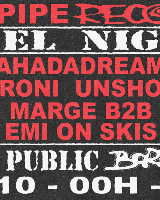 Affiche officielle de Halfpipe Records: Ahadadream, Roni, Unsho, Marge, Emi... (Bien Public, Bordeaux, France, 9 octobre 2026)