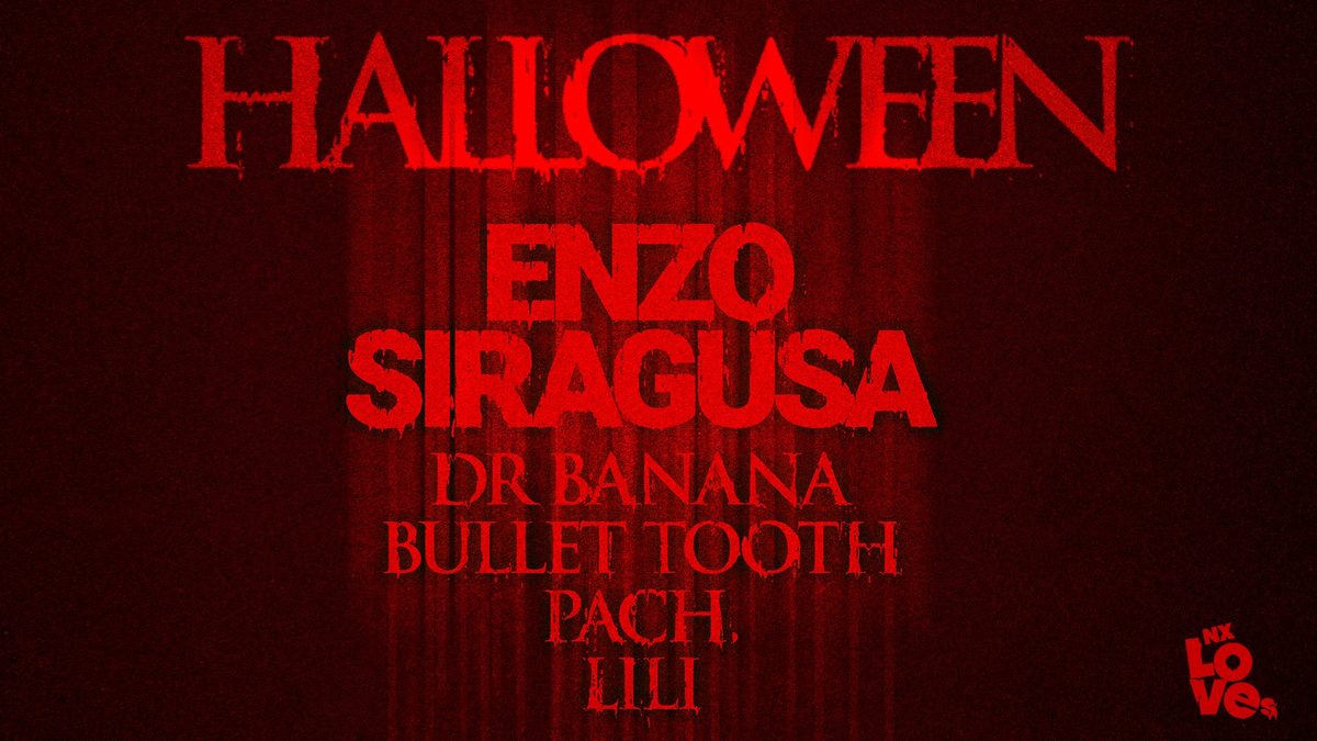 Affiche officielle de HALLOWEEN: Enzo Siragusa, Dr Banana, bullet tooth, PACH., LILI (NX Newcastle, Newcastle, Royaume-Uni, 31 octobre 2026)