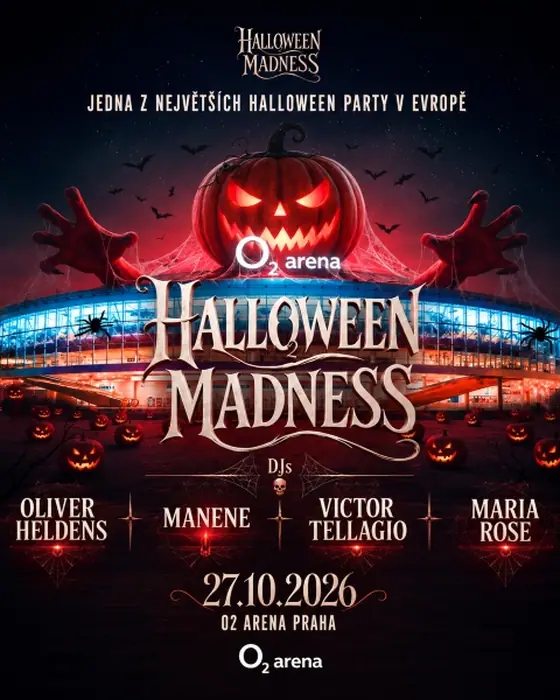 Official poster for Halloween Madness (O2 Arena, Prague, Czech Republic, 27 October 2026)