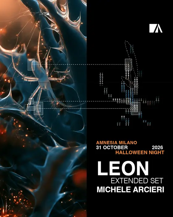 Affiche officielle de Halloween Night · Leon à Amnesia Milano (Amnesia Milano, Milan, Italie, 31 octobre 2026)