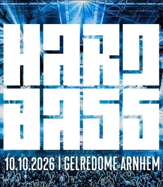 Affiche officielle de Hard Bass (GelreDome, Arnhem, Pays-Bas, 10 octobre 2026)