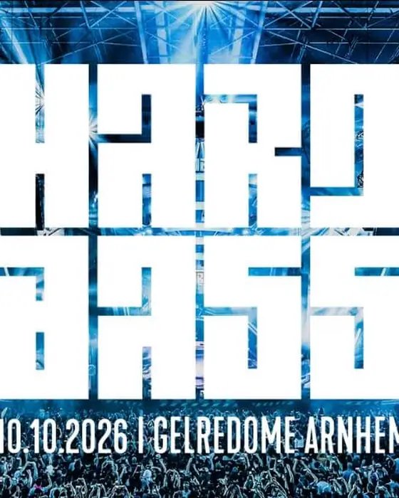 Affiche officielle de Hard Bass (GelreDome, Arnhem, Pays-Bas, 10 octobre 2026)
