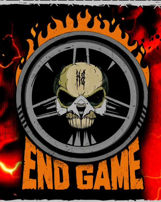 Affiche officielle de Hardbass The End Game (Auxerrexpo, Auxerre, France, 3 octobre 2026)