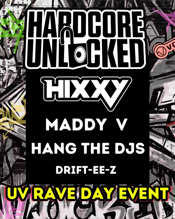 Photo de Hardcore Unlocked: Hixxy, Maddy V, Hang The DJs (The Volks Nightclub, Brighton, Royaume-Uni, 24 octobre 2026)
