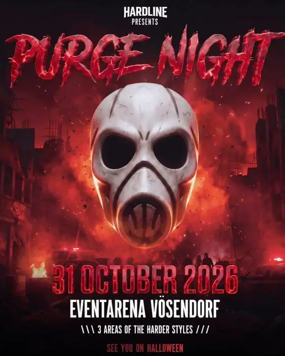 Affiche officielle de HARDLINE: Purge Night (Event Arena Vösendorf, Vösendorf, Autriche, 31 octobre 2026)