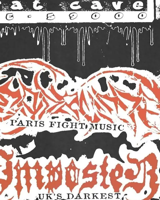 Affiche officielle de Hc Show - Headbussa, Imposter, Acrimony - Brat Cave, Lille (La Brat Cave, Lille, France, 2 octobre 2026)
