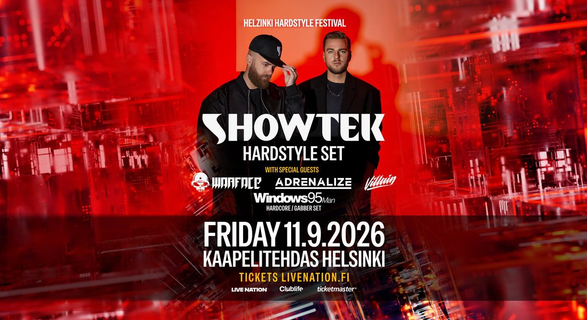 Affiche officielle de Helzinki Hardstyle Festival (Merikaapelihalli, Helsinki, Finlande, 11 septembre 2026)