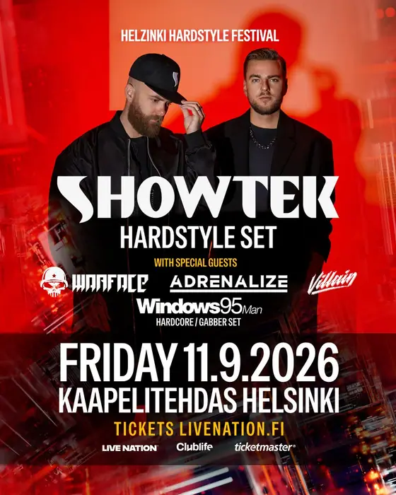 Affiche officielle de Helzinki Hardstyle Festival (Merikaapelihalli, Helsinki, Finlande, 11 septembre 2026)