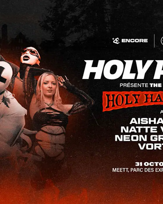 Affiche officielle de Holy Halloween : Holy Priest au MEETT (MEETT - Parc des Expositions de Toulouse, Aussonne, France, 31 octobre 2026)