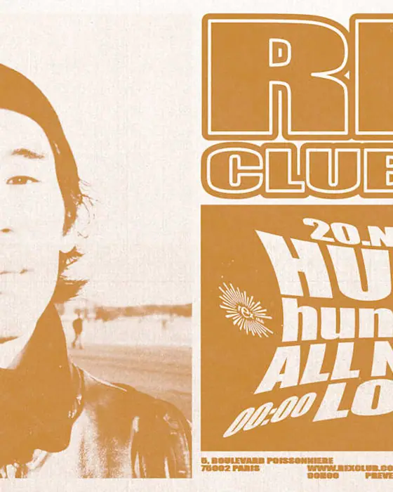Photo de Hunee All Night Long au Rex Club (Rex Club, Paris, France, 20 novembre 2026)