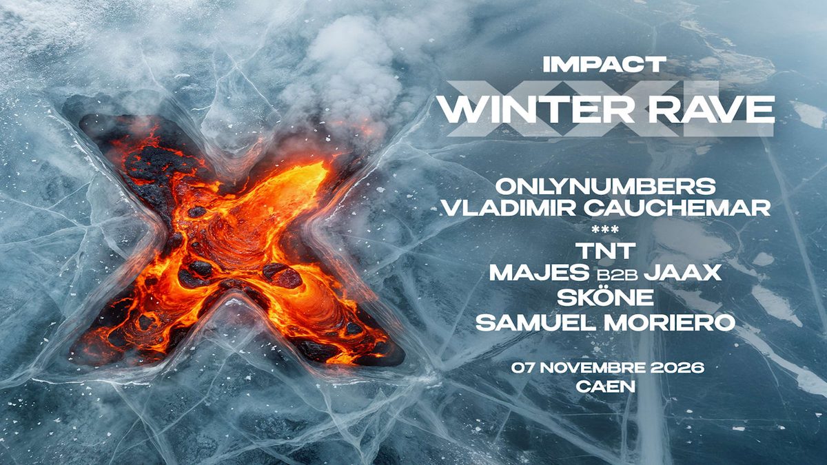 Official poster for Impact : Winter Rave Xxl (Parc des Expositions de Caen, Caen, France, 7 November 2026)