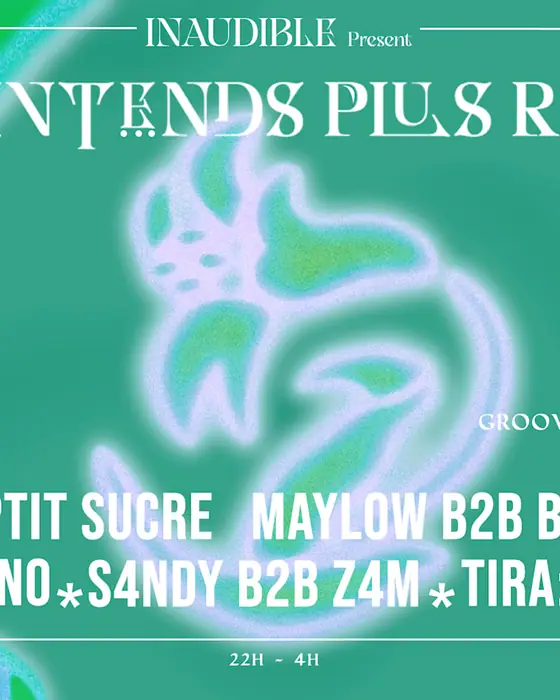 Official poster for Inaudible: T'entends Plus Rien 3 (Péniche Loupika, Lyon, France, 4 October 2026)
