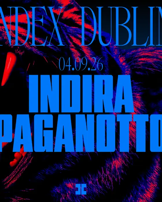 Affiche officielle de Index: Indira Paganotto (Index, Dublin, Irlande, 4 septembre 2026)
