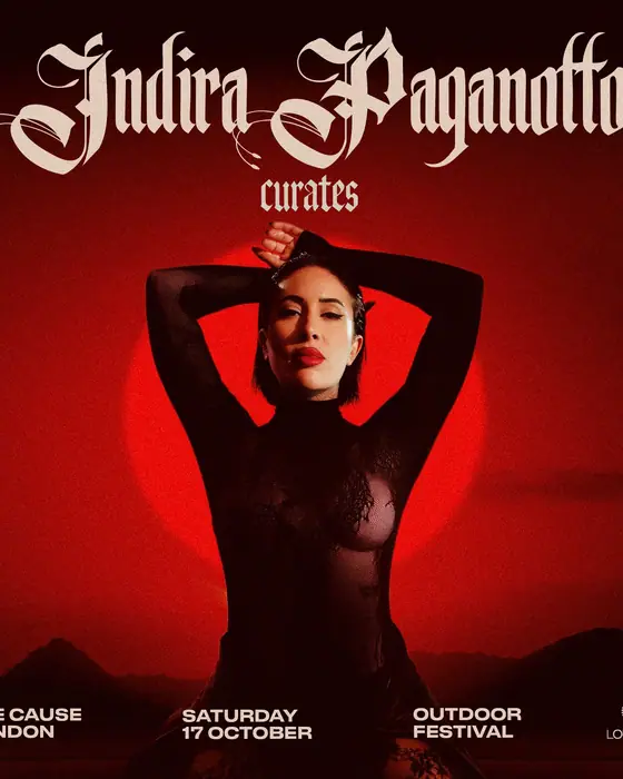 Affiche officielle de Indira Paganotto - Curates (The Cause, London, Royaume-Uni, 17 octobre 2026)