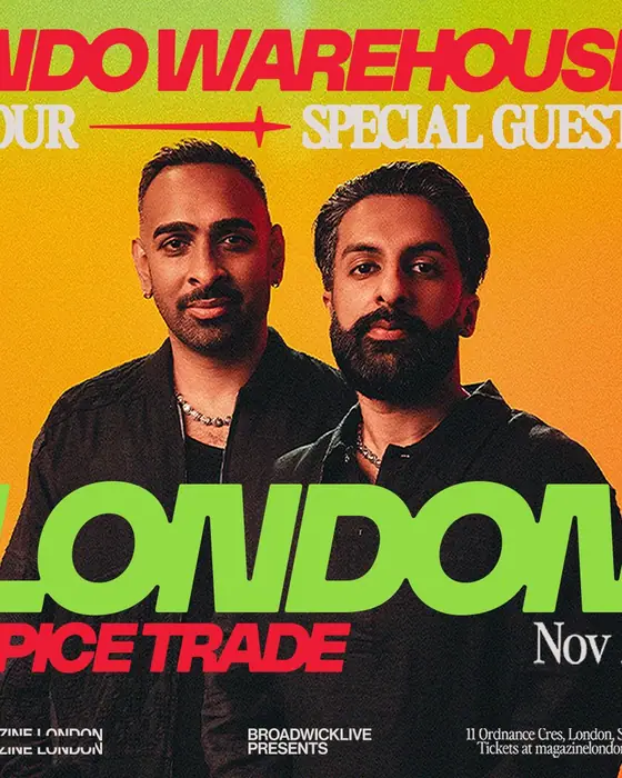 Official poster for Indo Warehouse (Magazine, London, UK, 28 November 2026)
