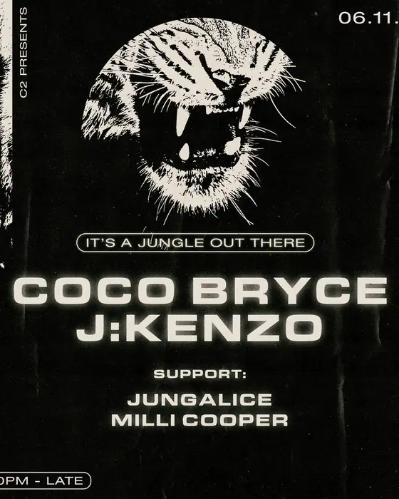 Photo of It's A Jungle Out There - Coco Bryce & J:Kenzo (Concorde 2, Brighton, UK, 6 November 2026)