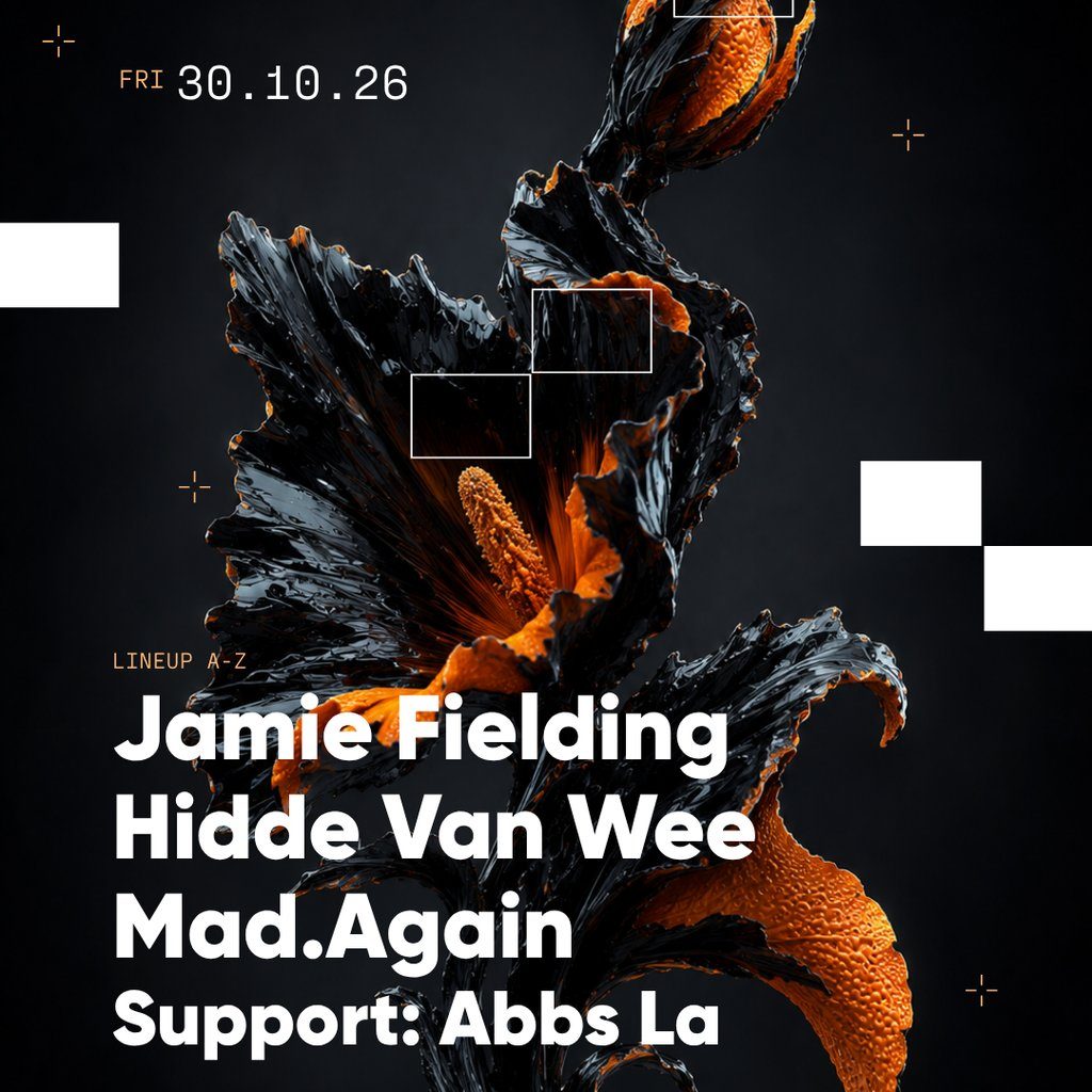 Photo de Jamie Fielding, Hidde Van Wee, Mad.Again + Abbs La (The Warehouse Leeds, Leeds, Royaume-Uni, 30 octobre 2026)