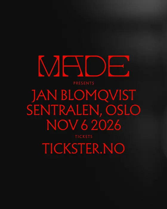 Photo de Jan Blomqvist à Sentralen (Sentralen, Oslo, Norvège, 6 novembre 2026)