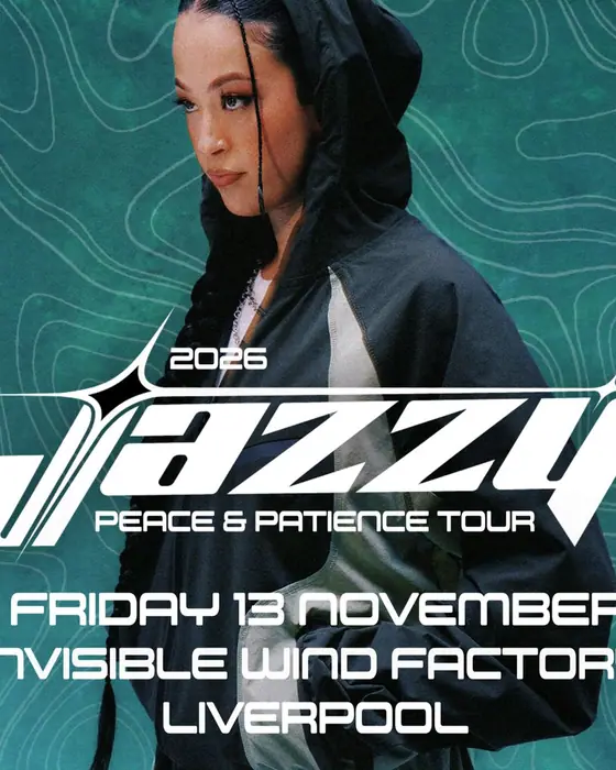 Photo de Jazzy - Peace & Patience Tour (Invisible Wind Factory, Liverpool, Royaume-Uni, 13 novembre 2026)