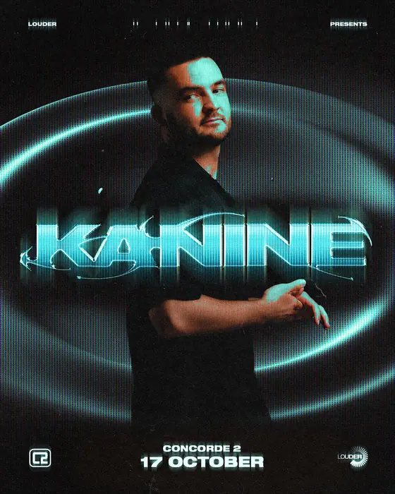 Affiche officielle de Kanine (Concorde 2, Brighton, Royaume-Uni, 17 octobre 2026)