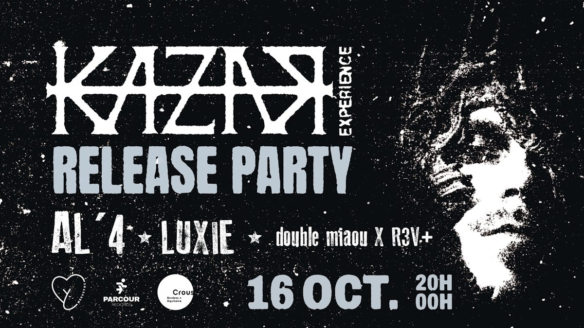 Affiche officielle de Kazar Experience (Mac 3 – (S)pace’ Campus, Pessac, France, 16 octobre 2026)
