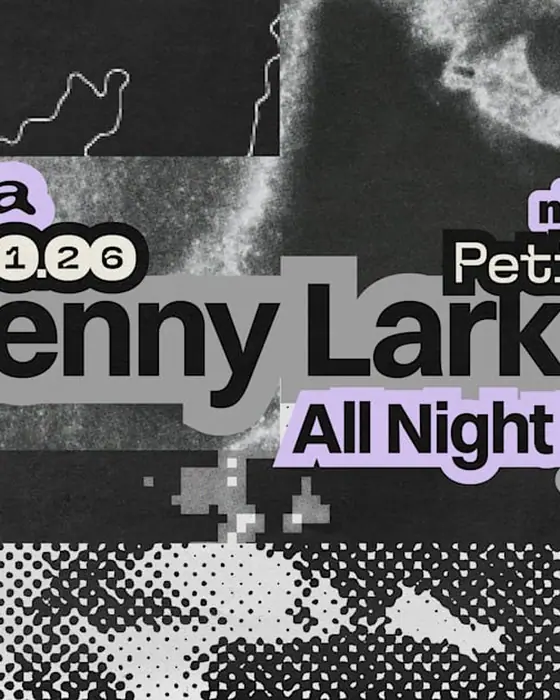 Affiche officielle de Kenny Larkin au Petit Cab (Petit Cab, Marseille, France, 6 novembre 2026)