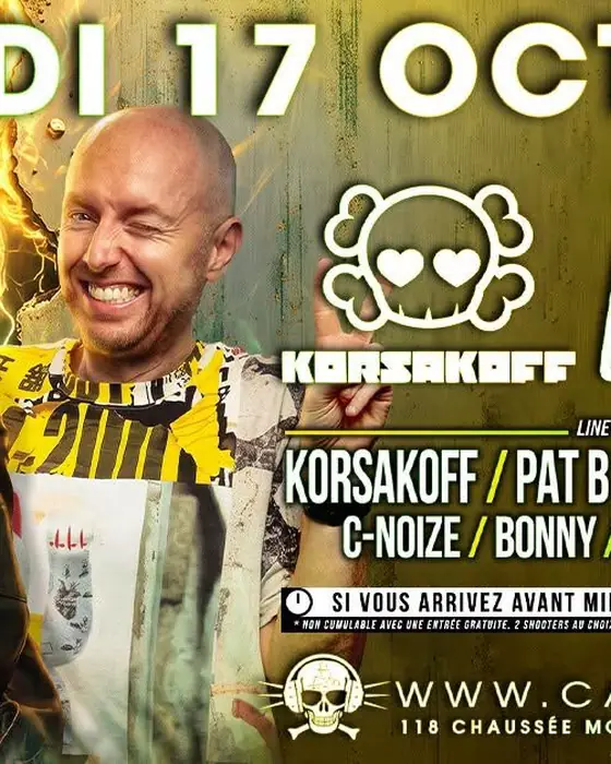 Photo de Korsakoff & Pat B au Cap'tain (Cap'tain, Rumes, Belgique, 17 octobre 2026)
