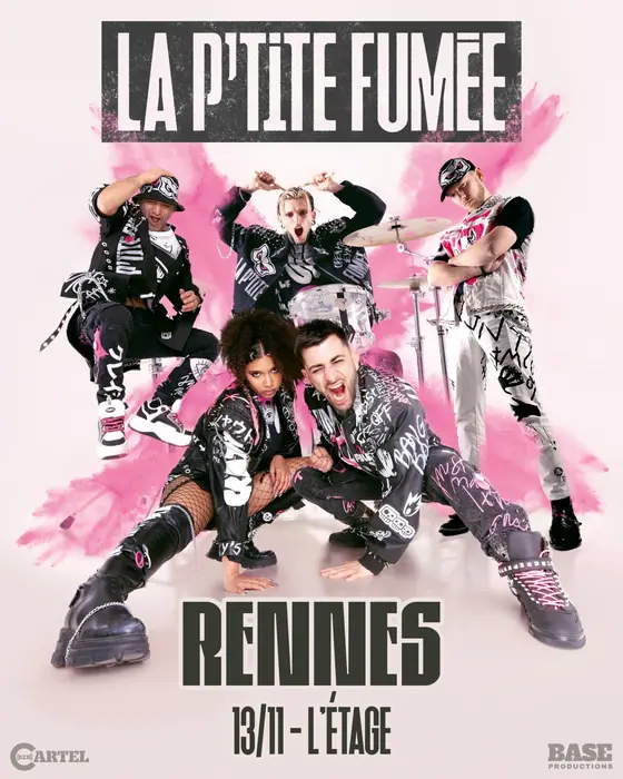Affiche officielle de La P'tite Fumée à L'Étage (L'Étage, Rennes, France, 13 novembre 2026)