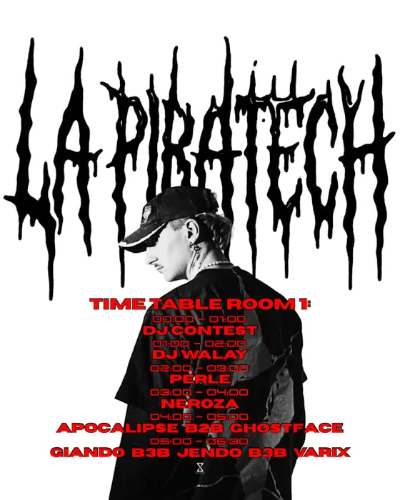 Official poster for —| La Piratech Présente - Perle _ Apocalipse & More |— (CO2 Club Origin, Nantes, France, 25 September 2026)