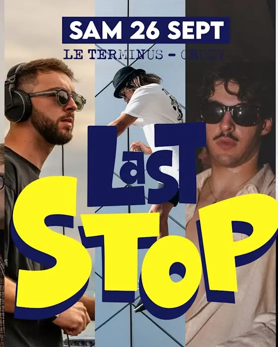 Official poster for Last Stop Terminus (Le TERMINUS Restaurant Bar cuisine traditionnelle & Tapas Brasero, Cruzy, France, 26 September 2026)