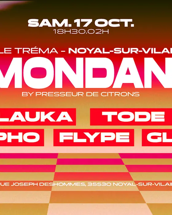 Affiche officielle de Lemondance #3 (Salle Tréma, Noyal-sur-Vilaine, France, 17 octobre 2026)
