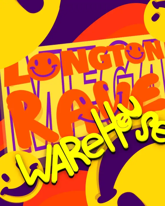 Affiche officielle de Longton Mega Rave presents WAREHOUSE (U7 ARTS AND CULTURAL CENTRE, Stoke-on-Trent, Royaume-Uni, 24 octobre 2026)