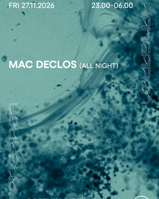 Photo de Mac Declos au Hangaren (Hangaren, Copenhagen, Danemark, 27 novembre 2026)