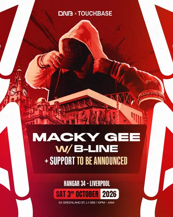 Affiche officielle de Macky Gee: Liverpool (Hangar 34, Liverpool, Royaume-Uni, 3 octobre 2026)