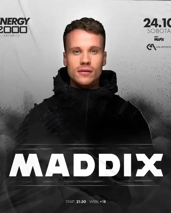 Official poster for Maddix à l'Energy 2000 Katowice (Energy 2000 Katowice, Katowice, Poland, 24 October 2026)